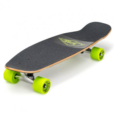 Osprey Skateboard Cruiser Cruiser 70 cm de aluminio de madera Negro