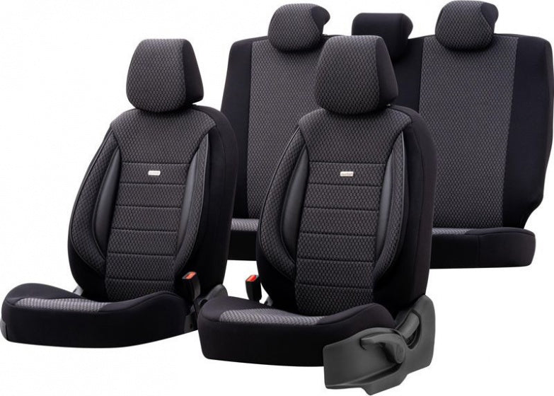 Coperchi di sedie set Set SelectedFit Sports 2 mm Nero 11 pezzi