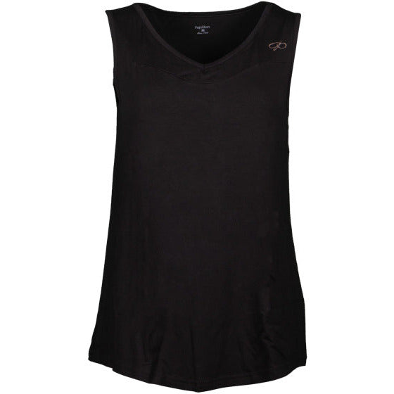 Camisa de fitness de Singleta de Papillon, damas, talla negra s