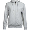 Giubbotto con cappuccio con cappuccio di sudore papillon Ladies grigio L