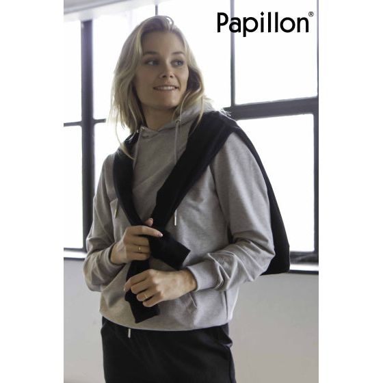 Papillon sudor sudora algodón damas tamaño gris m