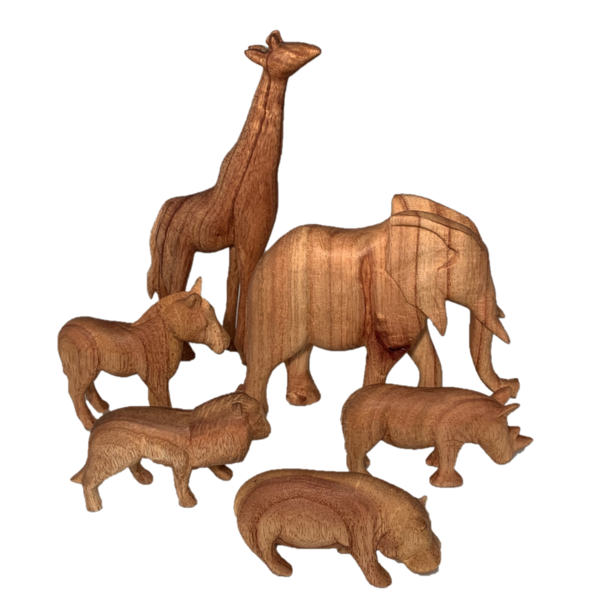 Papoose juguetes africanos animales 6 piezas