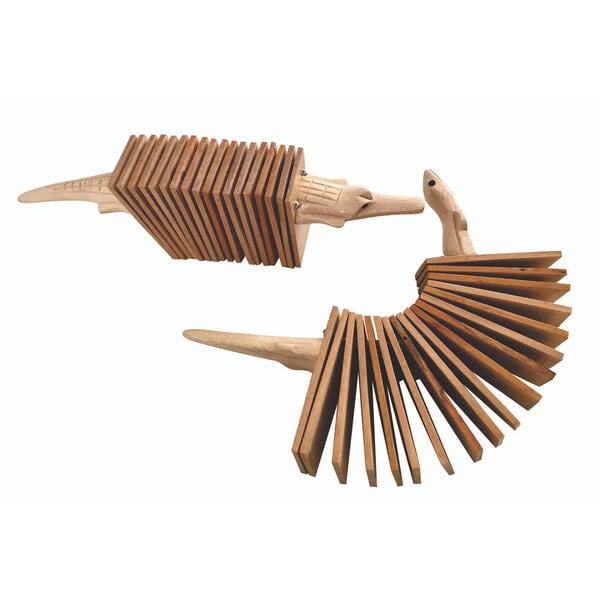 Papoose juguetes animales sonajeros 2pc
