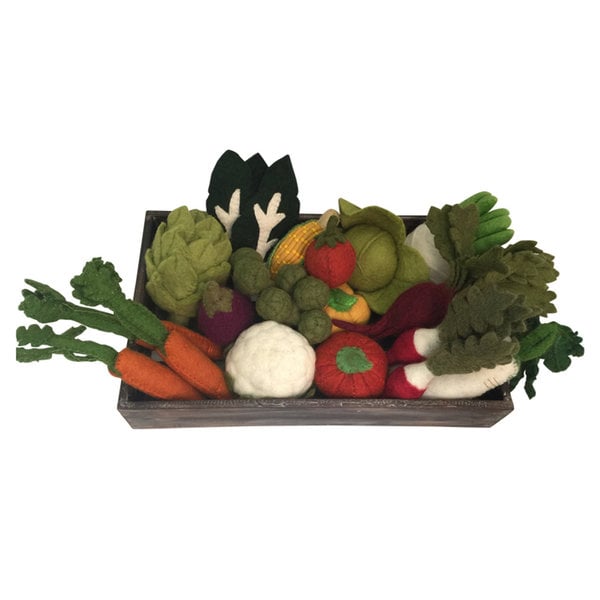 Juguetes de papoose juego de verduras cazas