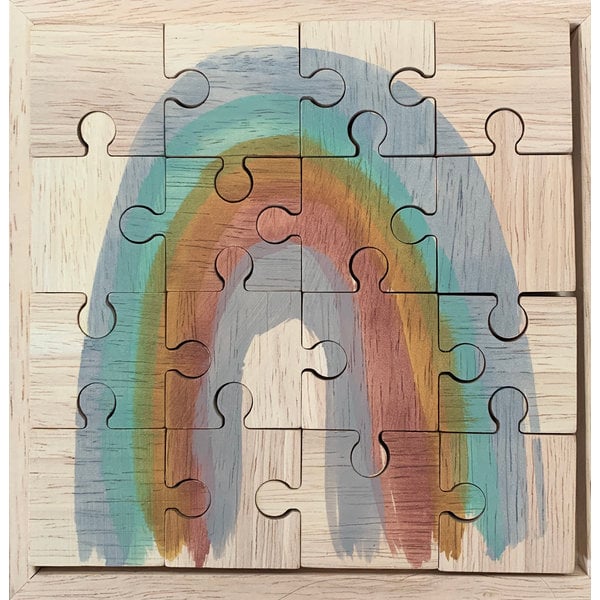 Giocattoli papoose Earth Rainbow Puzzle 16pc