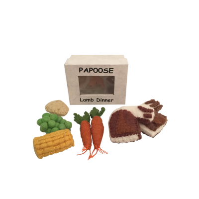 Giocattoli papoose sentivano la cena di agnello
