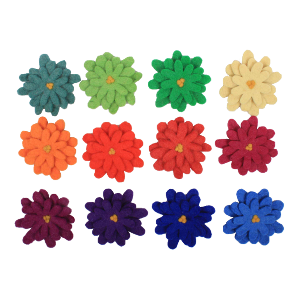 Papoose Toys Papoose Toys Goethe Aster Flowers 12pc