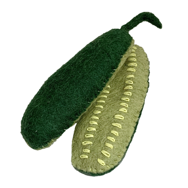 Papoose Toys Half Cucumber Slices 4pc