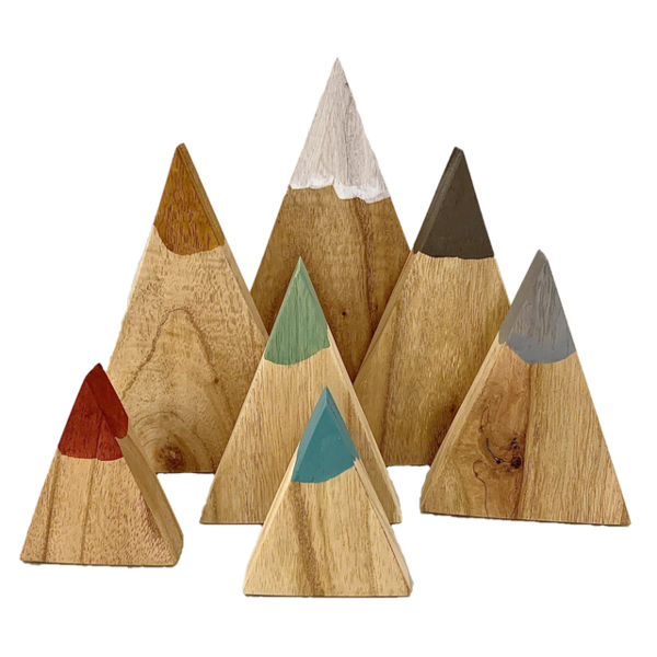 Papoose juguetes montañosas tierra 7pc