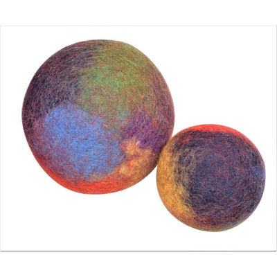 Giocattoli papoose palline arcobaleno marmorizzata 2pc