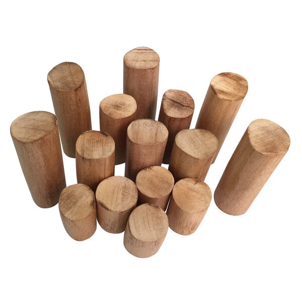 Papoose juguetes apilando troncos set 15pc