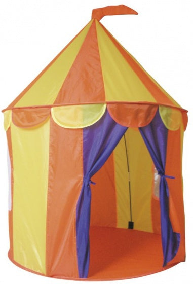 Paradiso toys Speeltent circus 95 x 125 cm geel oranje