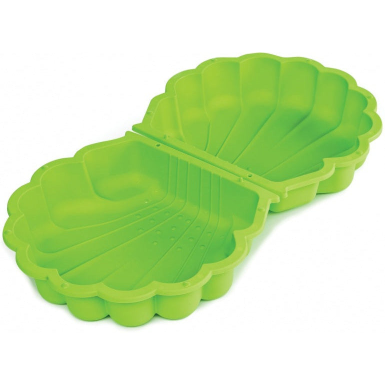 zandbak met deksel Schelp 87 x 78 x 18 cm groen