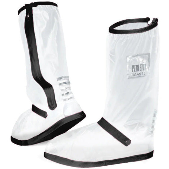 Overshoes che riflette in PVC Transparent Black Size 36-39