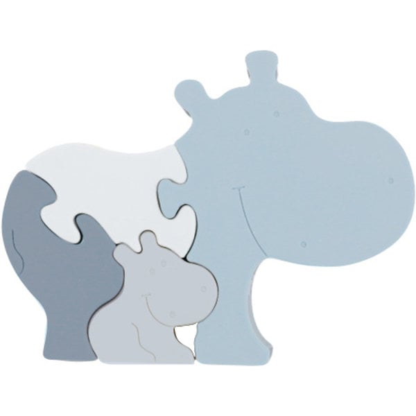 Petú Petú Alfie Silicone Puzzle Nile Horse Azul