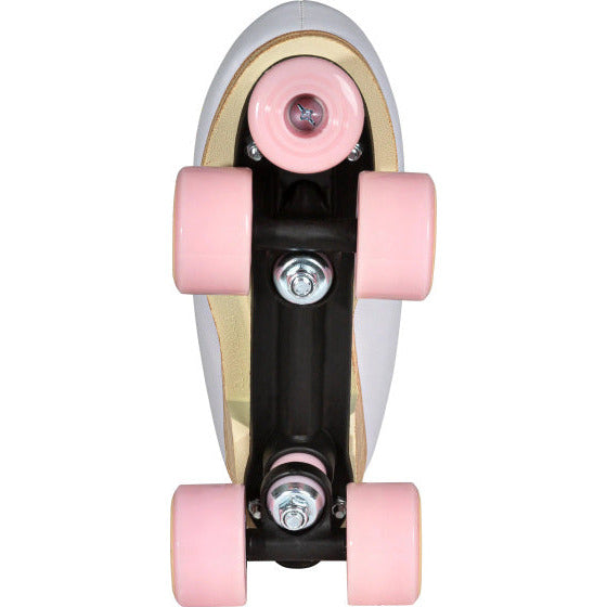 Playlife - patines de rodillo ajustables tamaño rosa blanco junior 39 42