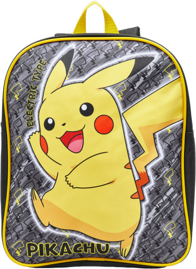 Pokémon Pikachu Kinderrugzak Jongens 31 x 25 cm 5L Zwart Geel