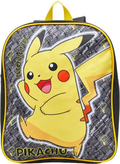 POKÉMON PIKACHU BAMBINO BAMBINO RAGAZZO 31 X 25 CM 5L GIALLO NERO