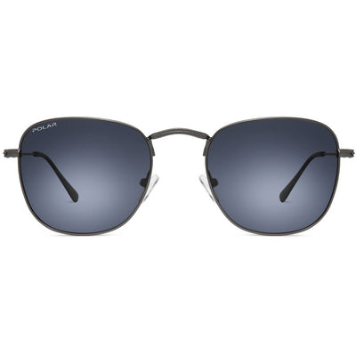 Detroit zonnebril unisex gepolariseerd Cat. 4 donkergrijs blauw