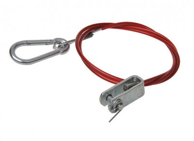 Proplus Breekk Cable para el freno de funcionamiento de 100 cm de rojo con horquillas