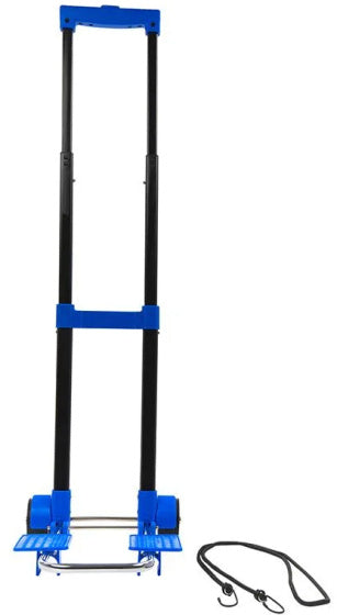 Carrido de equipaje plegable 30 kg de acero azul