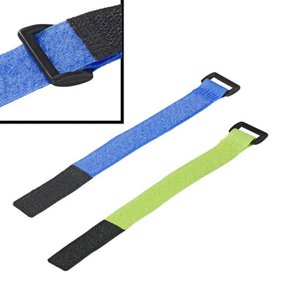 Proplus Cable Ties velcro 8 piezas verde azul