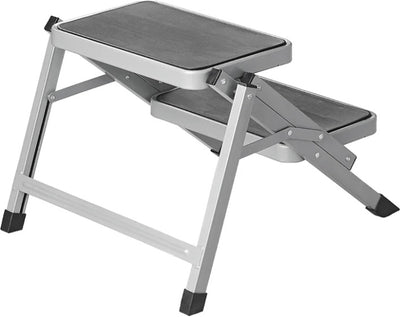 Stitping plegable 2 pasos 59.5 x 49 x 39 cm de gris