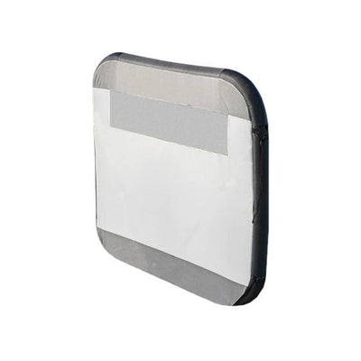 parabrisas inflable 160 x 140 cm de color gris claro negro