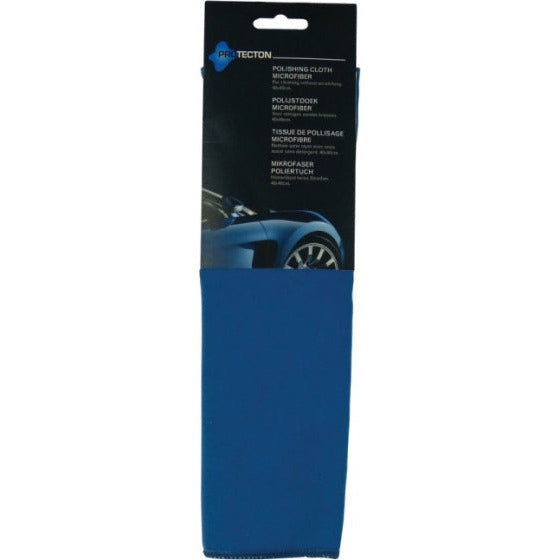 Panno polacco 40 x 40 cm in microfibra blu