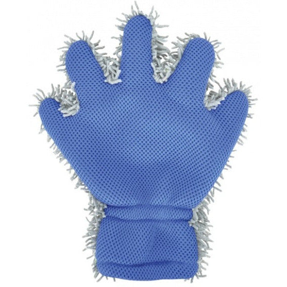 Guante de lavado 2 en 1 gris azul