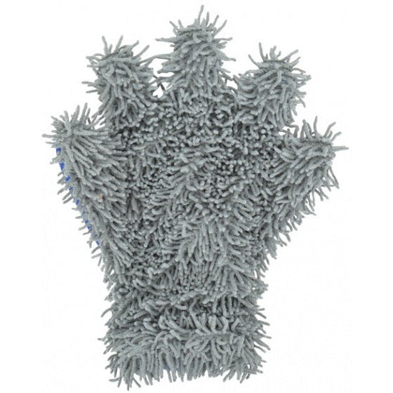 Guante de lavado 2 en 1 gris azul
