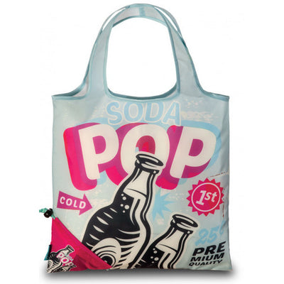 Punta Shopper Sodapop dames 12 liter polyester blauw roze