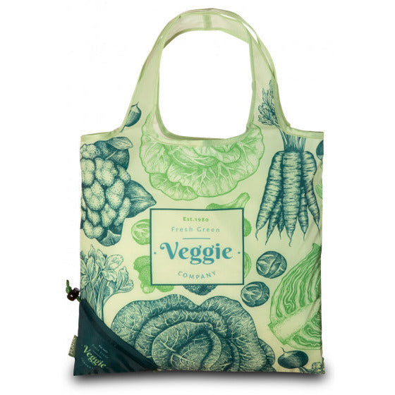 Punta Shopper Veggie Ladies 22 litri in poliestere verde