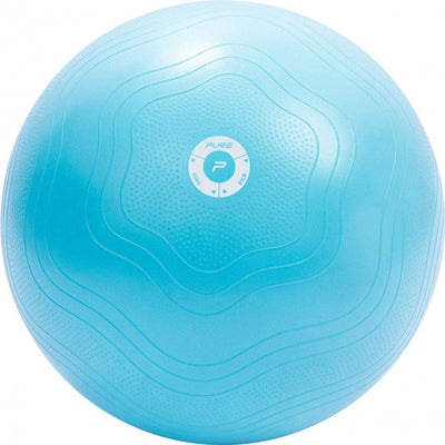 Pure2IMProve Antiburst Fitnessball 65 cm PVC azzurro