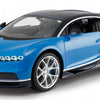 Rastar RC Bugatti Chiron jongens 27 MHz 1:14 blauw
