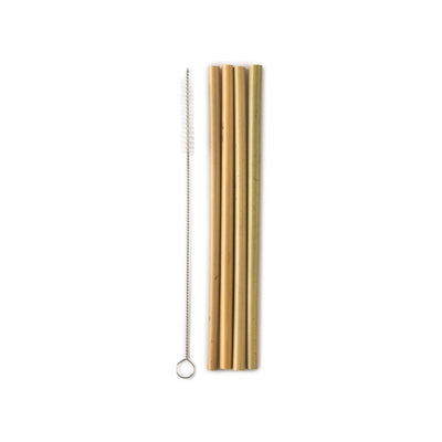 The Humble Co. Straws Bamboo 4st. spazzola