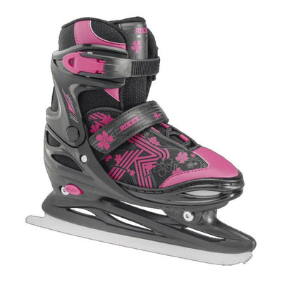 Roces Jokey Ice 3.0 verstelbare schaatsen zwart roze maat 38-41