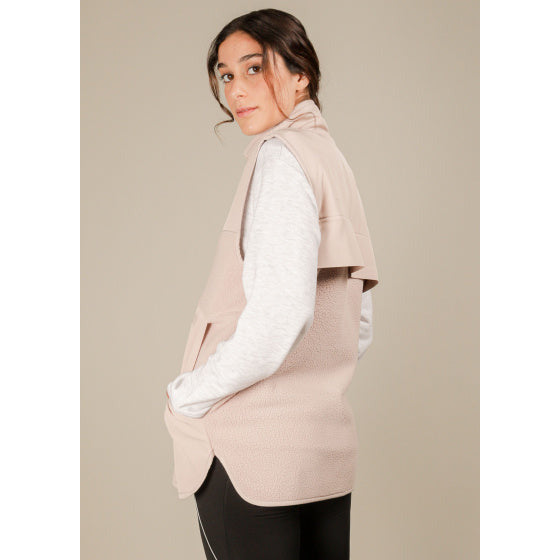 Röhnisch Bodywarmer Corrine Pila Damas Poliéster Soft Pink Mt XS