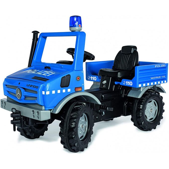 Rolly toys RollyUnimog Police Junior Blauw Zwart