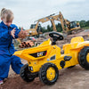 Rolly Toys Tractor Scale Rollykid Dumper Cat Geel
