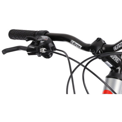 Rucanor Lux 27,5 pollici 51 cm Uomini 21 V Freno a disco meccanico rosso argento