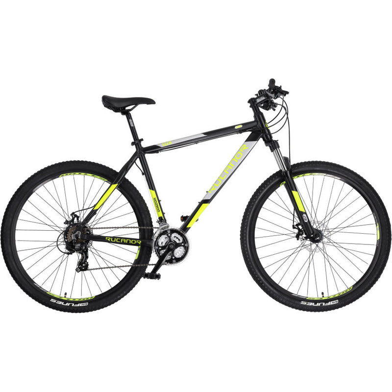 Rucanor Lux 29 Inch 53 cm Heren 21V Mechanische schijfrem Zwart Geel