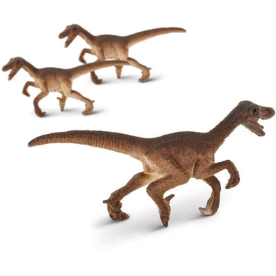 Safari Velociraptor Play Figures 2 cm BROWN-BROWN 192 pezzi