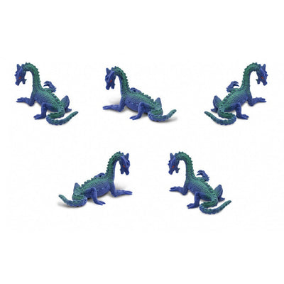 Safari Sea Draves Play Figuras de 2 cm Azul BPA de 192 piezas