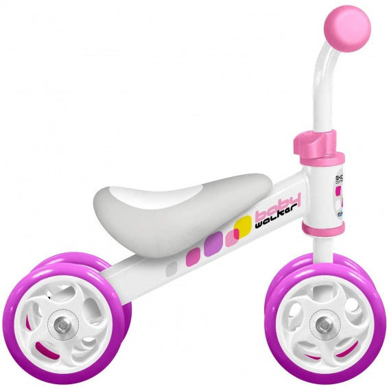 Balance Bike Junior White Pink