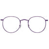 Solar Leesbril ovaal unisex acryl violet sterkte +1,50