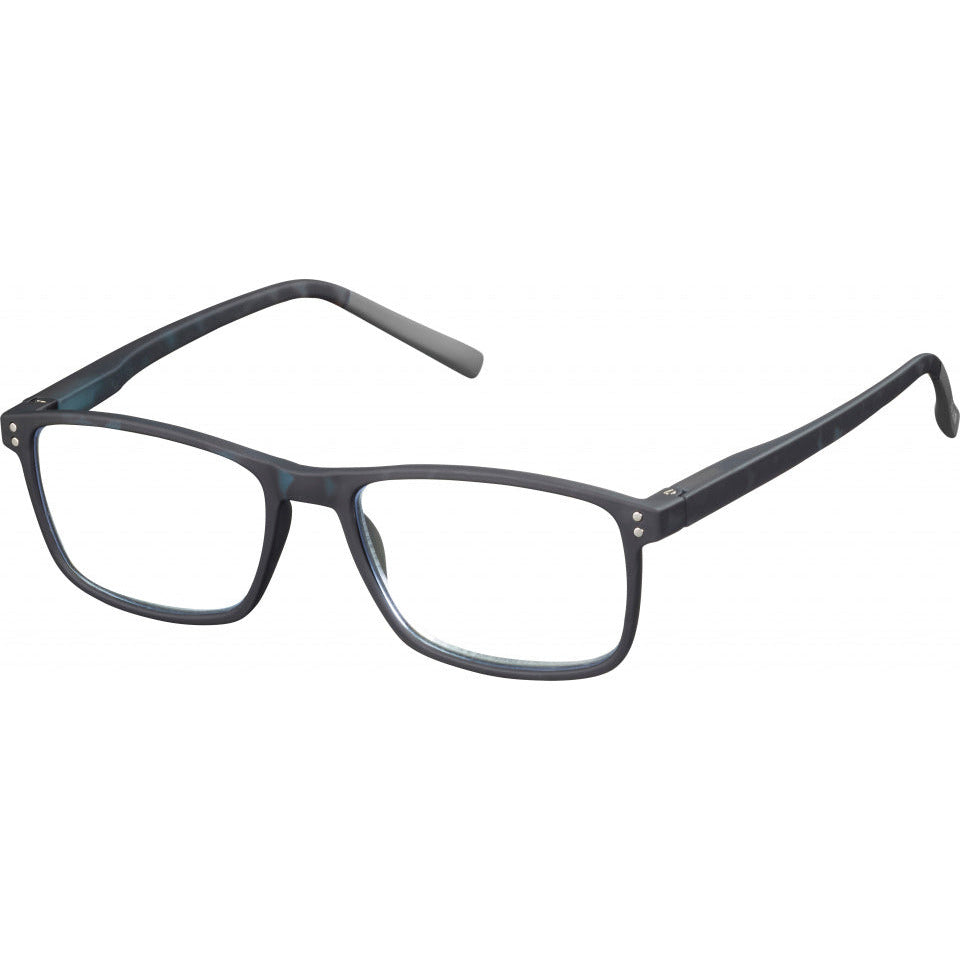 Solar Leesbril SLR03 unisex acryl zwart sterkte +3,00