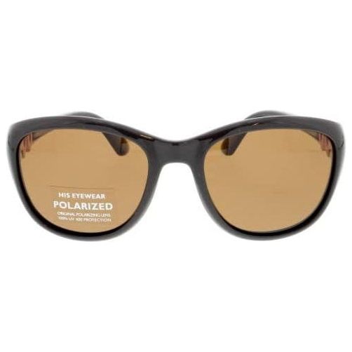 Occhiali da sole hps00100 ragazze polarizzate oval cat.3 marrone