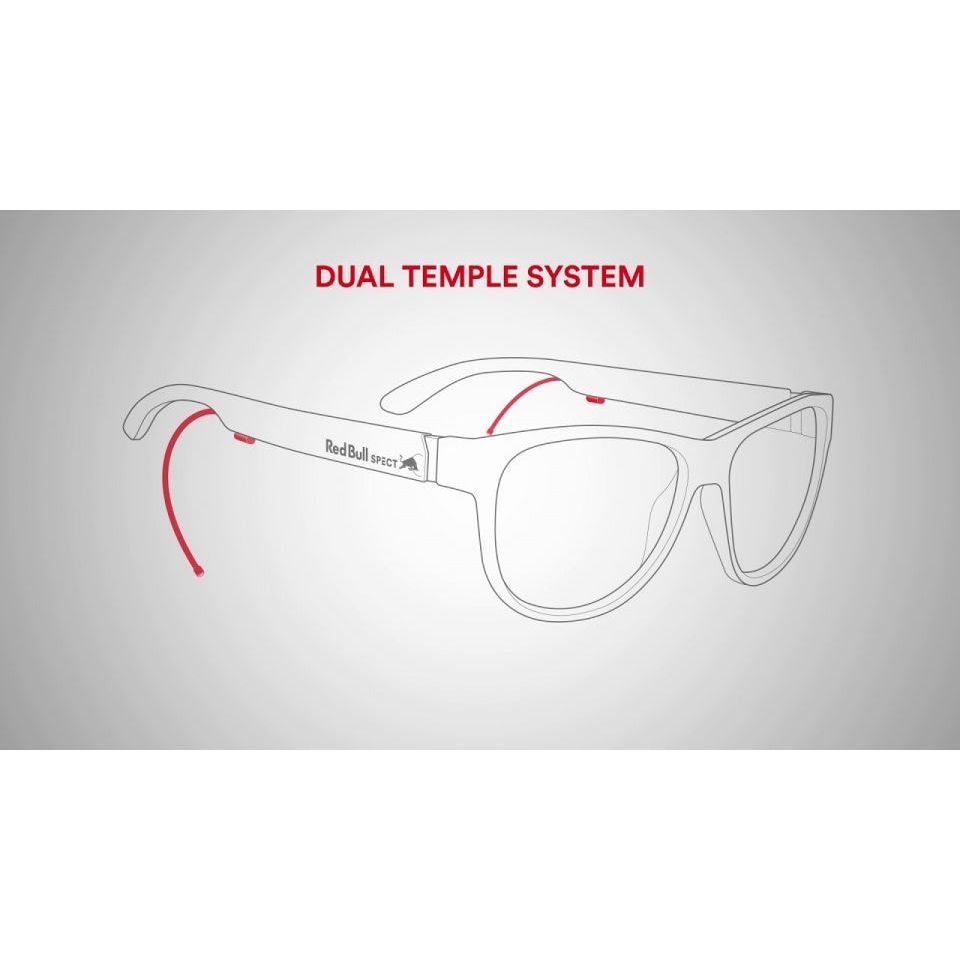 Red Bull Spect Eyewear Sports Omplani da sole Ala Grigio chiaro (005PN)