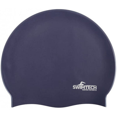 Swimtech Badmuts siliconen one-size marineblauw